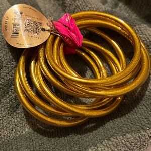 Budhagirl Gold All Weather Bangles